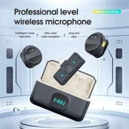 SX21 Type-C Port 2.4G Clip-On Wireless Microphone