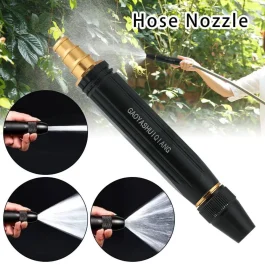 (১০ ফিট কমলা পাইপ সহ) Plastic Coated Water Booster Nozzle